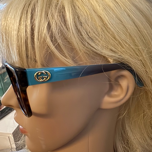 Gucci Blue and tortoise Women's frames only - Picture 1 of 5